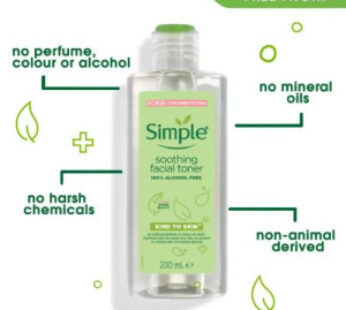 Simple Soothing Facial Toner 200ml