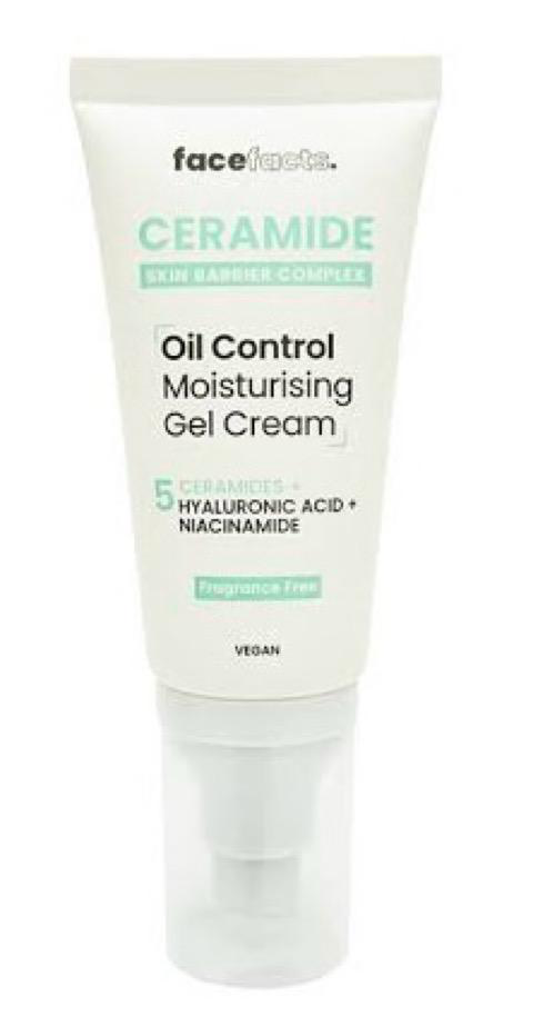 Face Facts Ceramide Oil Control Moisturising Gel Cream - 50ml