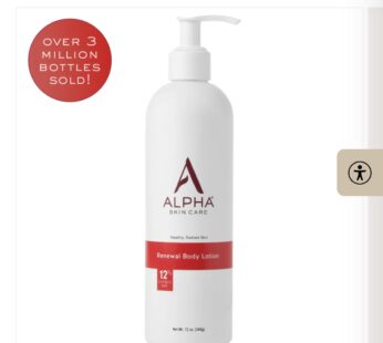 AlphaSkin Renewal Body Lotion 12% Glycolic AHA 340g