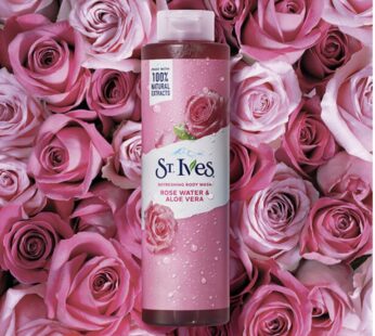 St Ives Refreshing Body Wash Rose Water and Aloe Vera