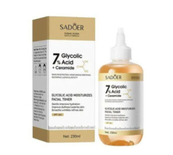 Sadoer 7% Glycolic Acid + Ceramide Facial Toner 230ml
